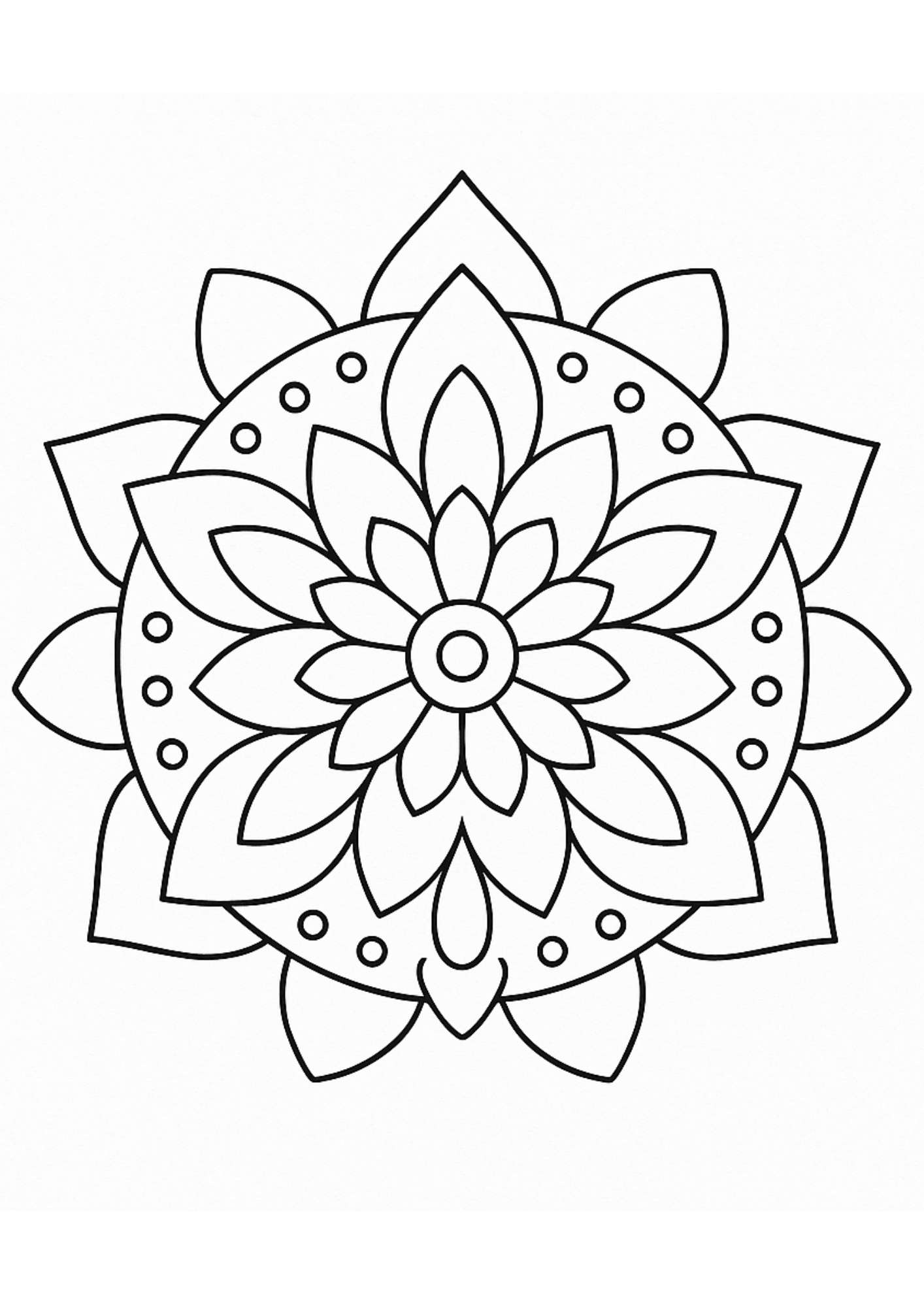 Mandala Boyama Sayfası – Ücretsiz PDF İndir, Zihin Dinlendiren Sanatla Tanış!